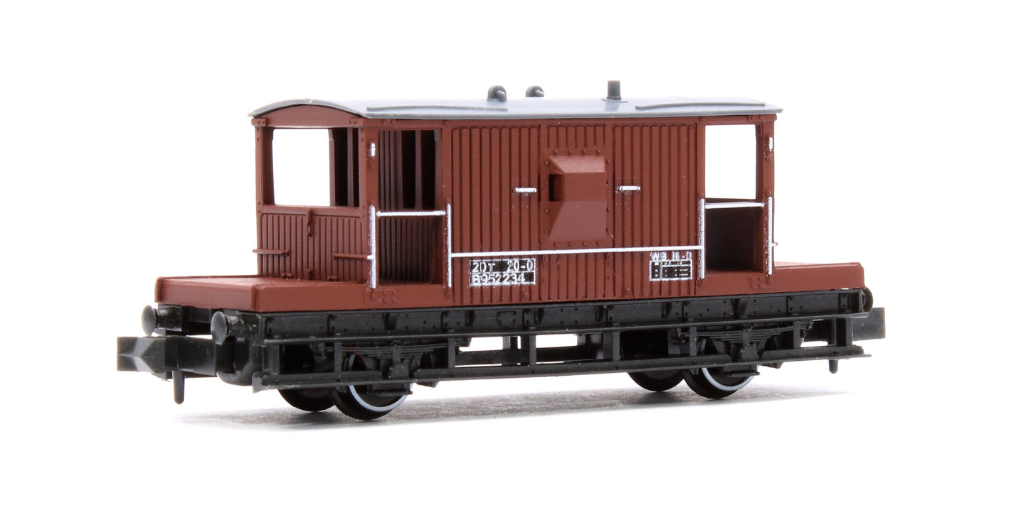 Brake Van, BR bauxite, 15ft Wheelbase No.95230