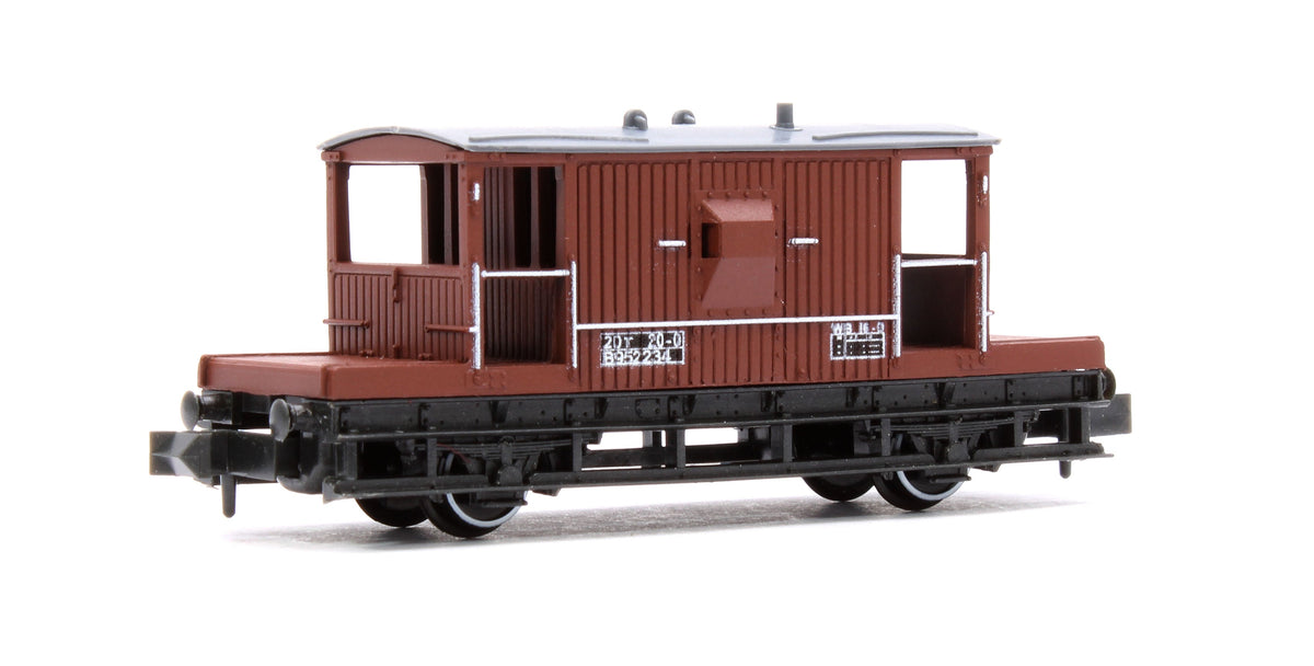 Pre-Owned Brake Van, BR bauxite, 15ft Wheelbase No.95234