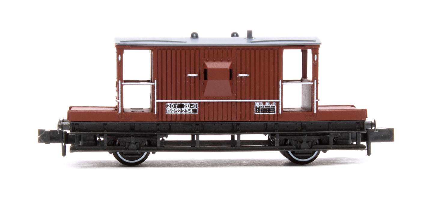 Brake Van, BR bauxite, 15ft Wheelbase No.95230