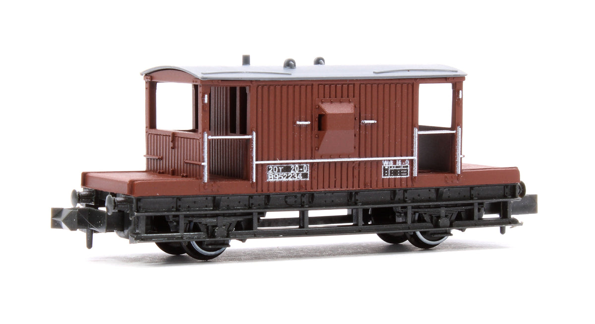 Pre-Owned Brake Van, BR bauxite, 15ft Wheelbase No.95234