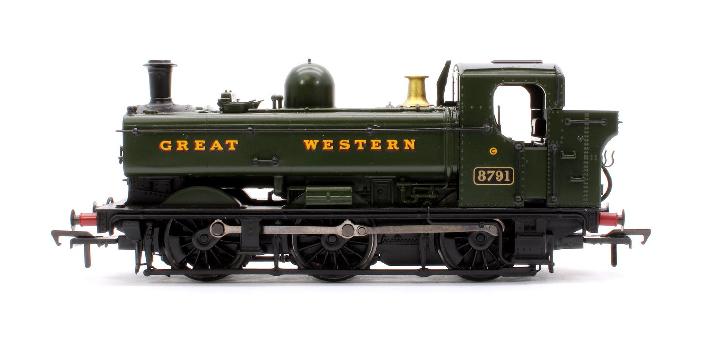 GWR 8750 Pannier Tank 8791 GWR Green (Great Western) Steam Locomotive