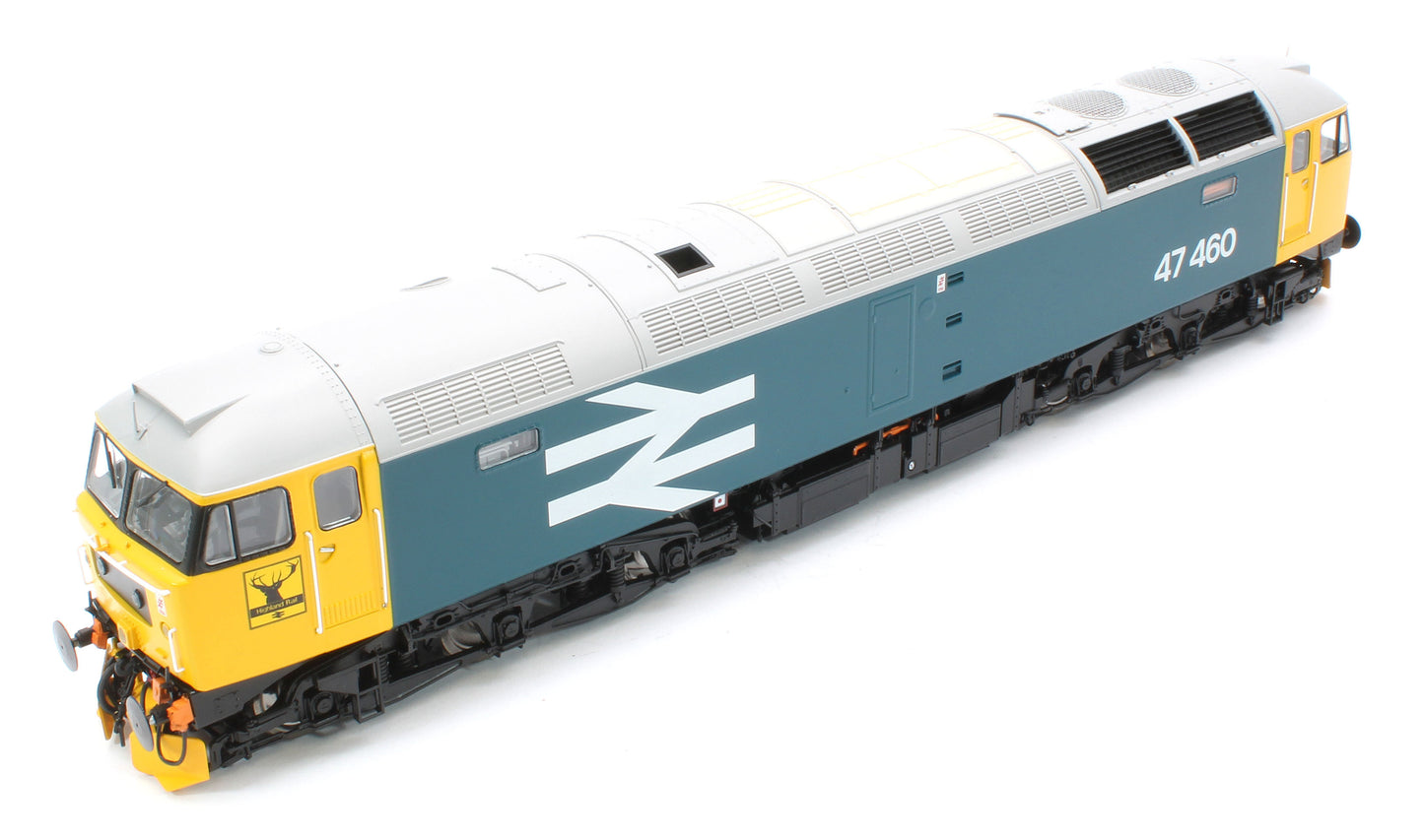 CM-47460-LL Class 47 BR Blue Large Logo No.47460 Diesel Locomotive
