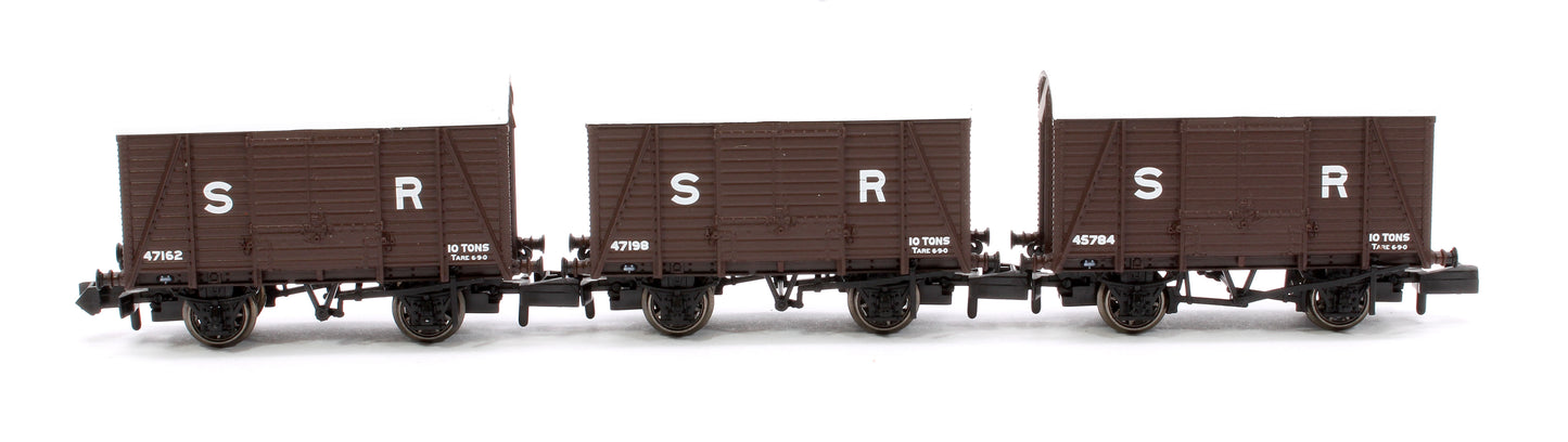 SECR Wagons Pack 4 - SR pre-36 Livery 10t Covered Vans (Dia.1426)