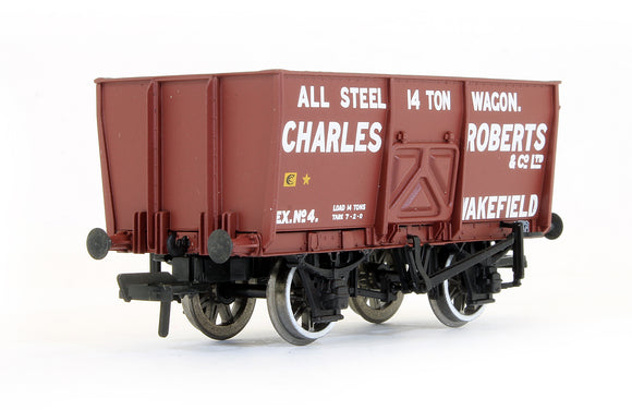 Pre-Owned 'Charles Roberts' 16 Ton Slope Sided Mineral Pressed Door Wagon (Exclusive Edition)