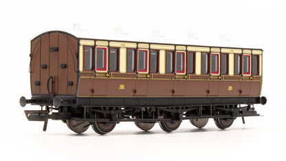 Pre-Owned H4-6S-101 6 Wheel 2nd '105' In GWR Chocolate & Cream