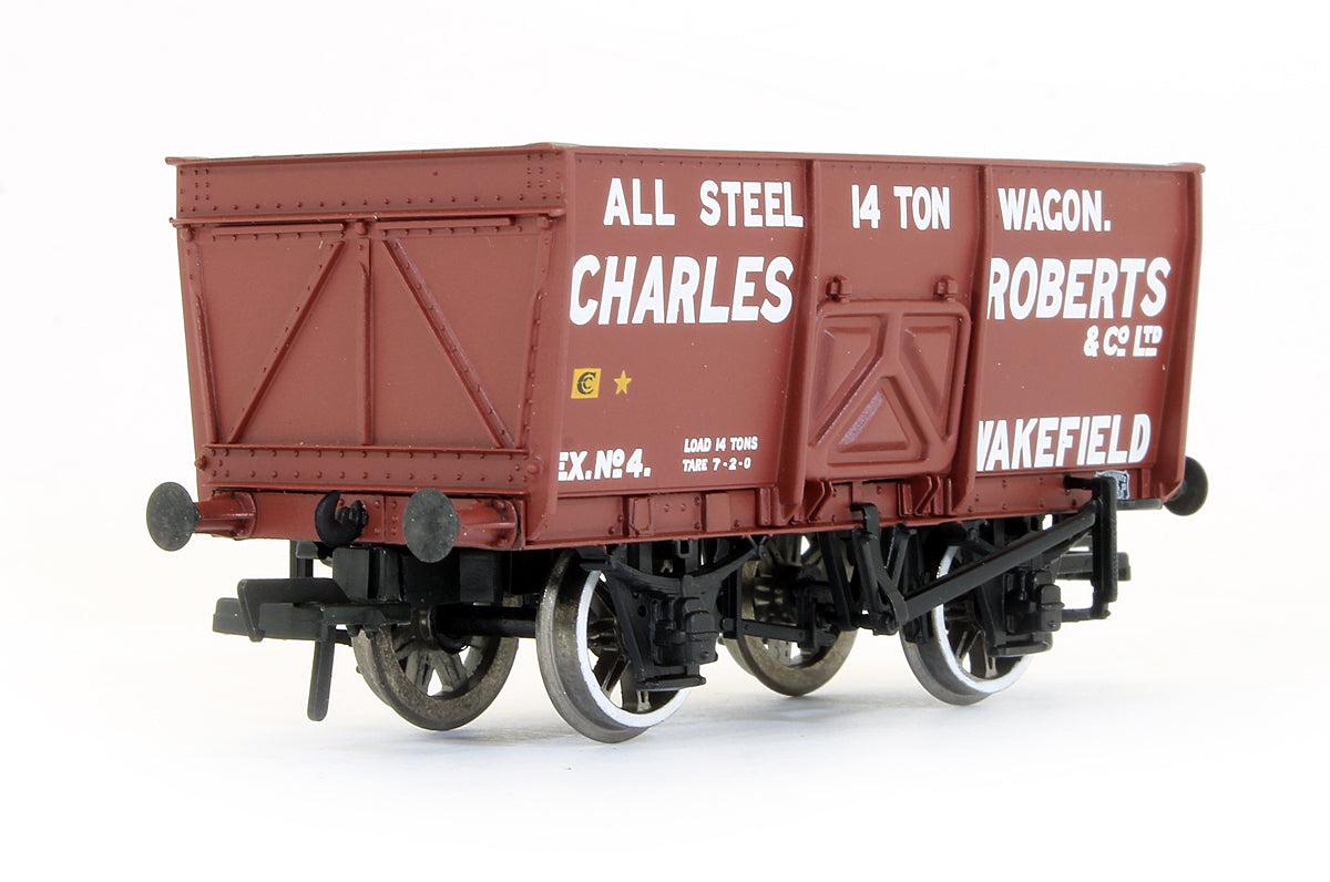 Pre-Owned 'Charles Roberts' 16 Ton Slope Sided Mineral Pressed Door Wagon (Exclusive Edition)