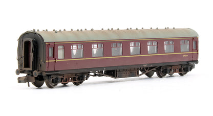 Pre-Owned Stanier Vestibule Second BR Maroon Coach 'M9443M' (Custom Weathered)