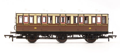 Pre-Owned H4-6S-101 6 Wheel 2nd '105' In GWR Chocolate & Cream