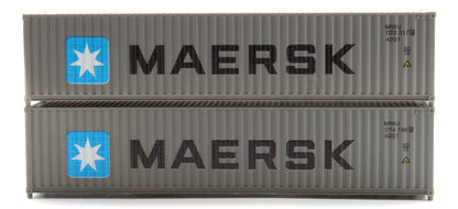 40 FT Container Maersk MRKU 014156 9 & 022317 9