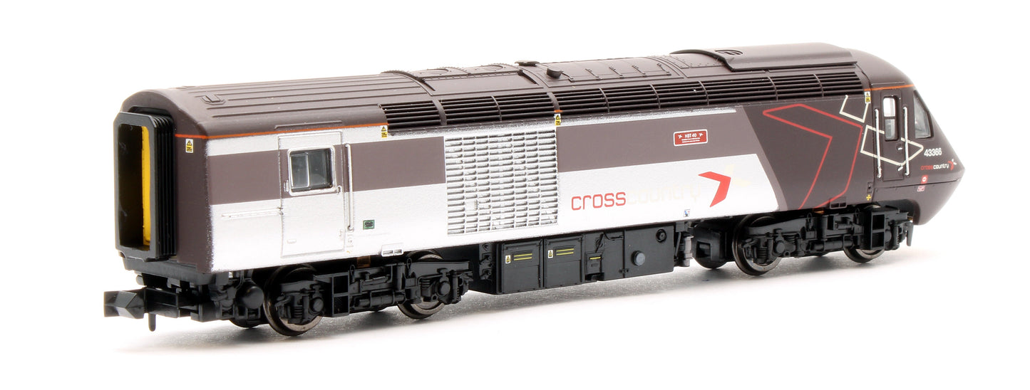 Pre-Owned GM2210305 Class 43 HST 43184/366 Intercity/CrossCountry Celebrity Set