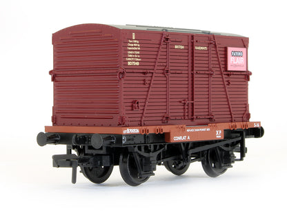 Pre-Owned BR Bauxite (Early) Conflat Wagon With 'Patons' BD Container (Exclusive Edition)