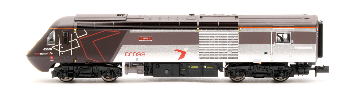 Pre-Owned GM2210305 Class 43 HST 43184/366 Intercity/CrossCountry Celebrity Set