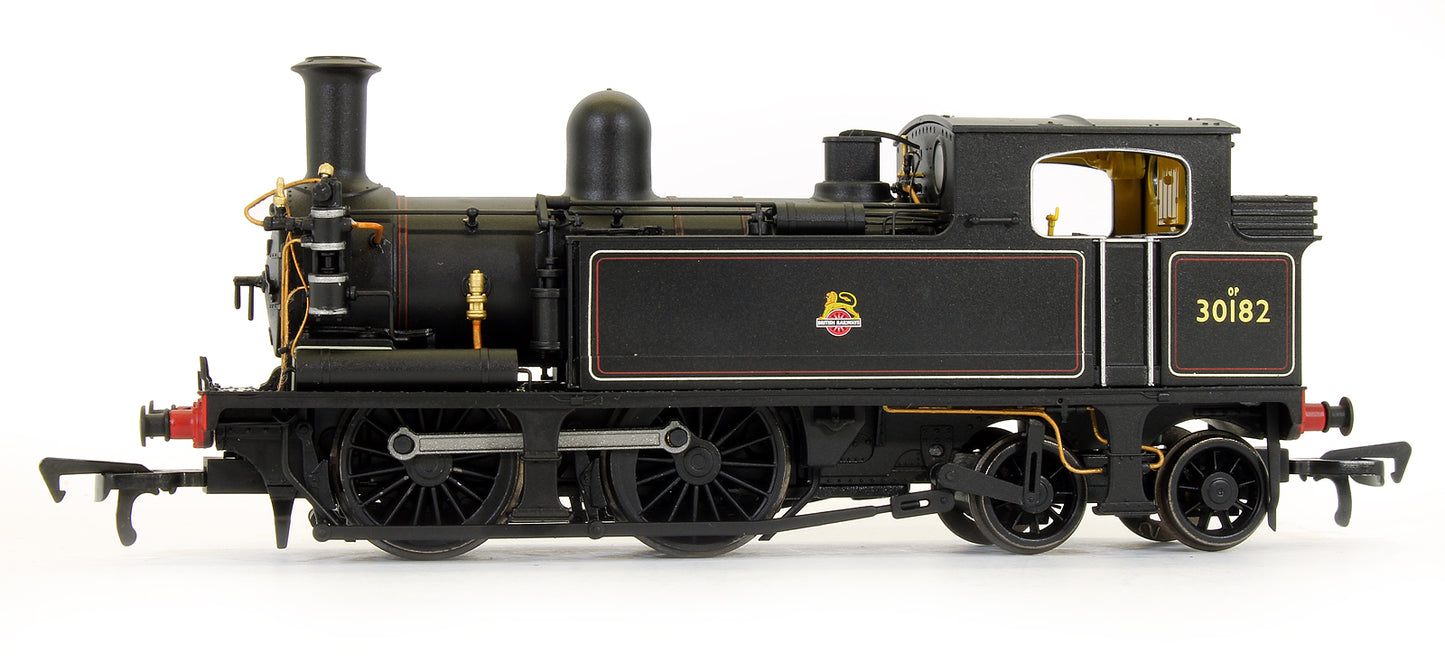 Pre-Owned Adams O2 Tank BR Black Early Emblem Pull-Push 30182 Steam Locomotive