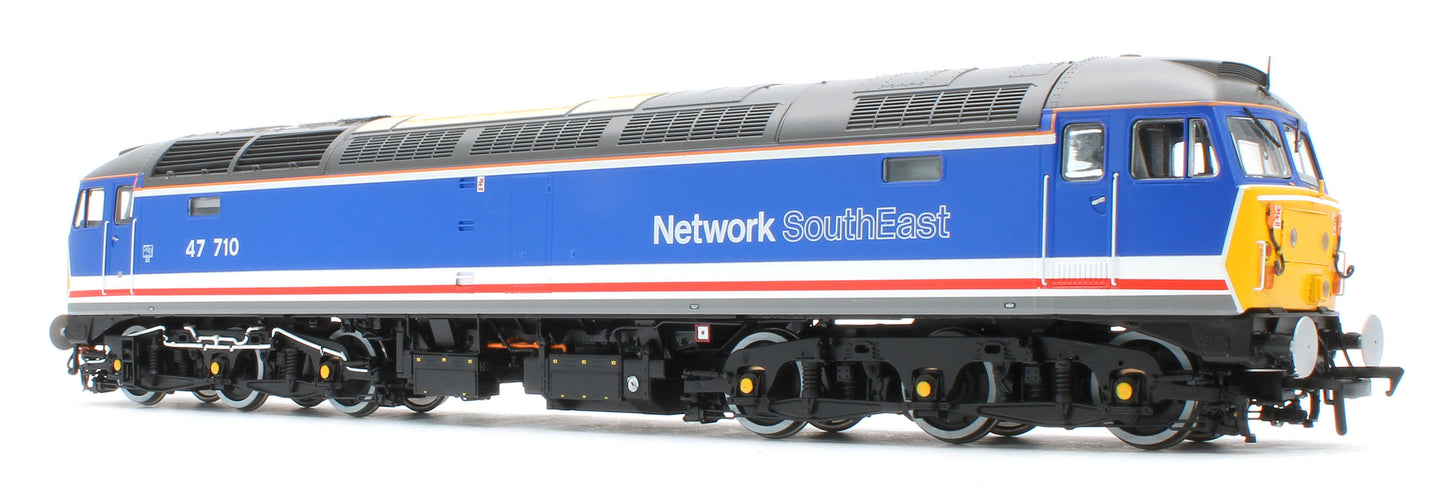 CM-47710-RNSEW Highly Detailed Premium Weathered Class 47 Revised Network SouthEast No.47710 Diesel Locomotive