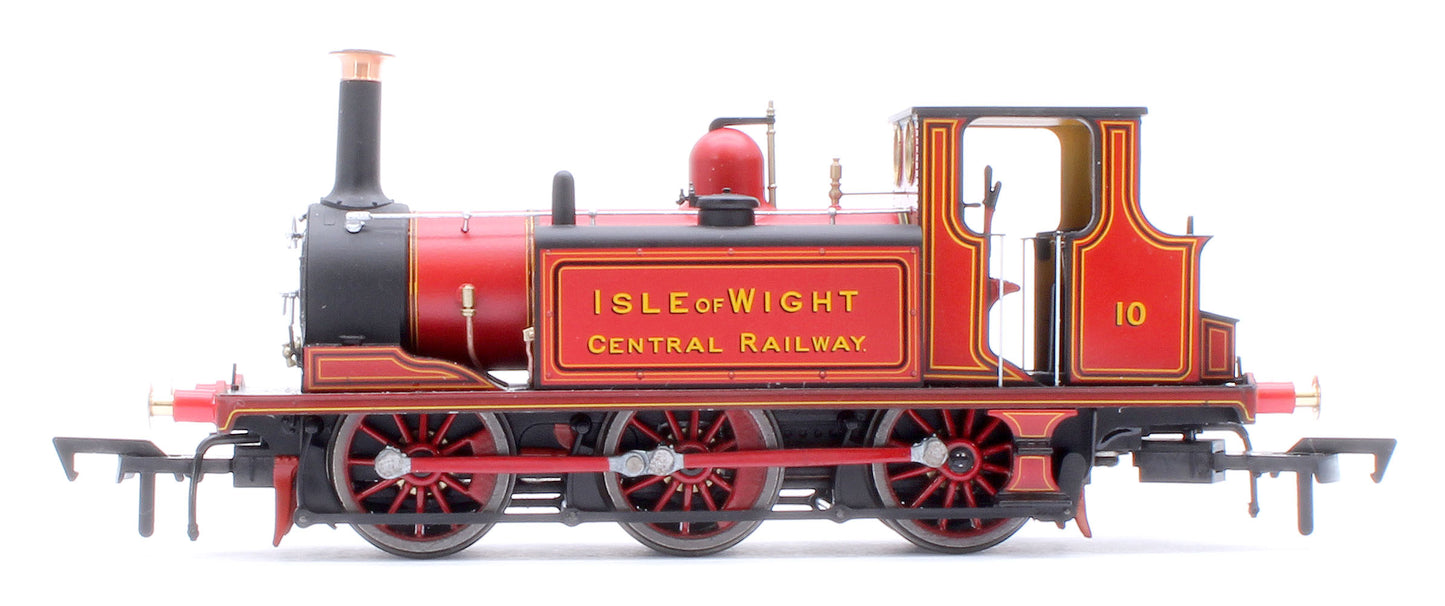 Class A1 Terrier 0-6-0T Isle of Wight Central Railway Red '10' Steam Locomotive - DCC Sound