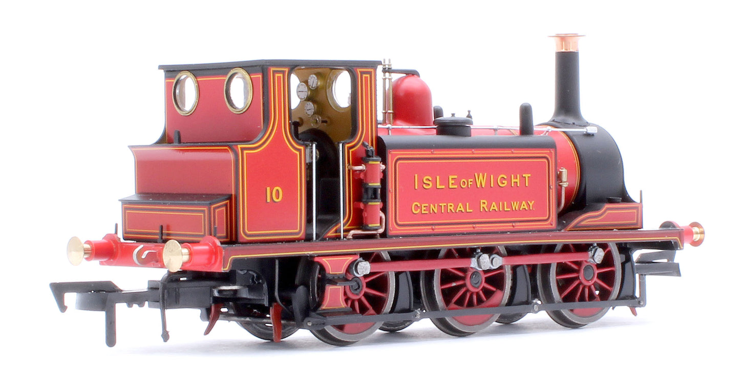 Class A1 Terrier 0-6-0T Isle of Wight Central Railway Red '10' Steam Locomotive - DCC Sound