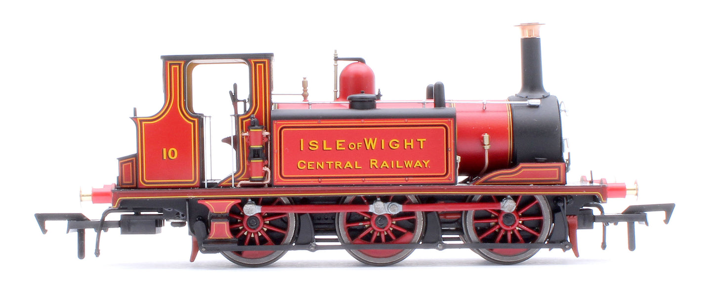 Class A1 Terrier 0-6-0T Isle of Wight Central Railway Red '10' Steam Locomotive - DCC Sound