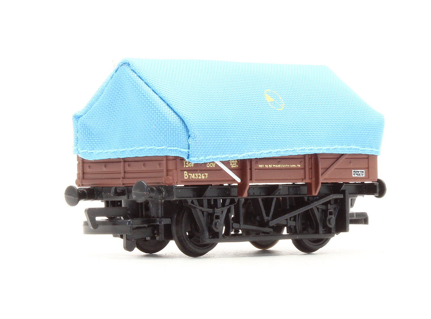 Pre-Owned 5 Plank China Clay Wagon With Hood BR Brown 'B743267'
