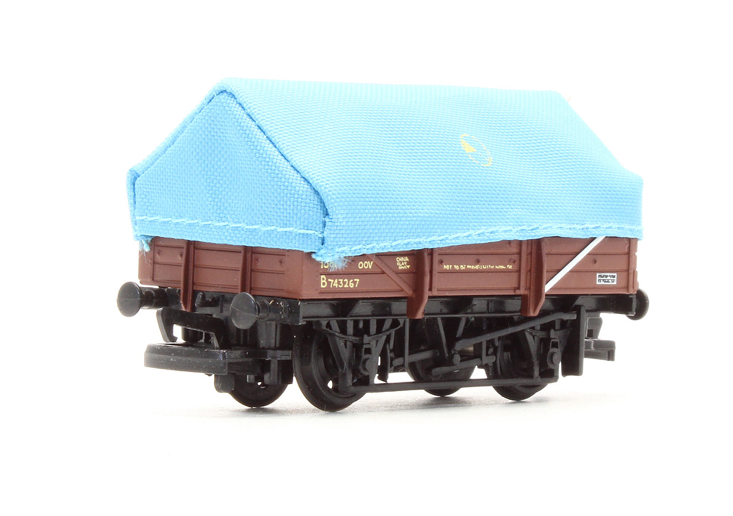 Pre-Owned 5 Plank China Clay Wagon With Hood BR Brown 'B743267'