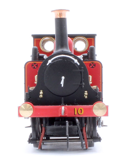 Class A1 Terrier 0-6-0T Isle of Wight Central Railway Red '10' Steam Locomotive - DCC Sound