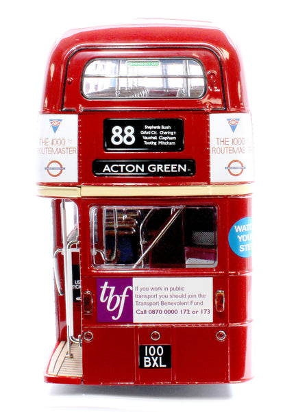 H2943 Routemaster Bus RM1000 100 BXL Red (Limited Edition 1000pcs)