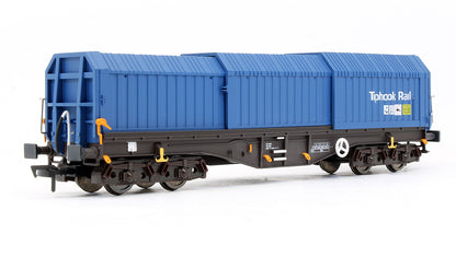 Pre-Owned Telescopic Hood Wagon Tiphook Rail Blue #33 70 0899 048-9