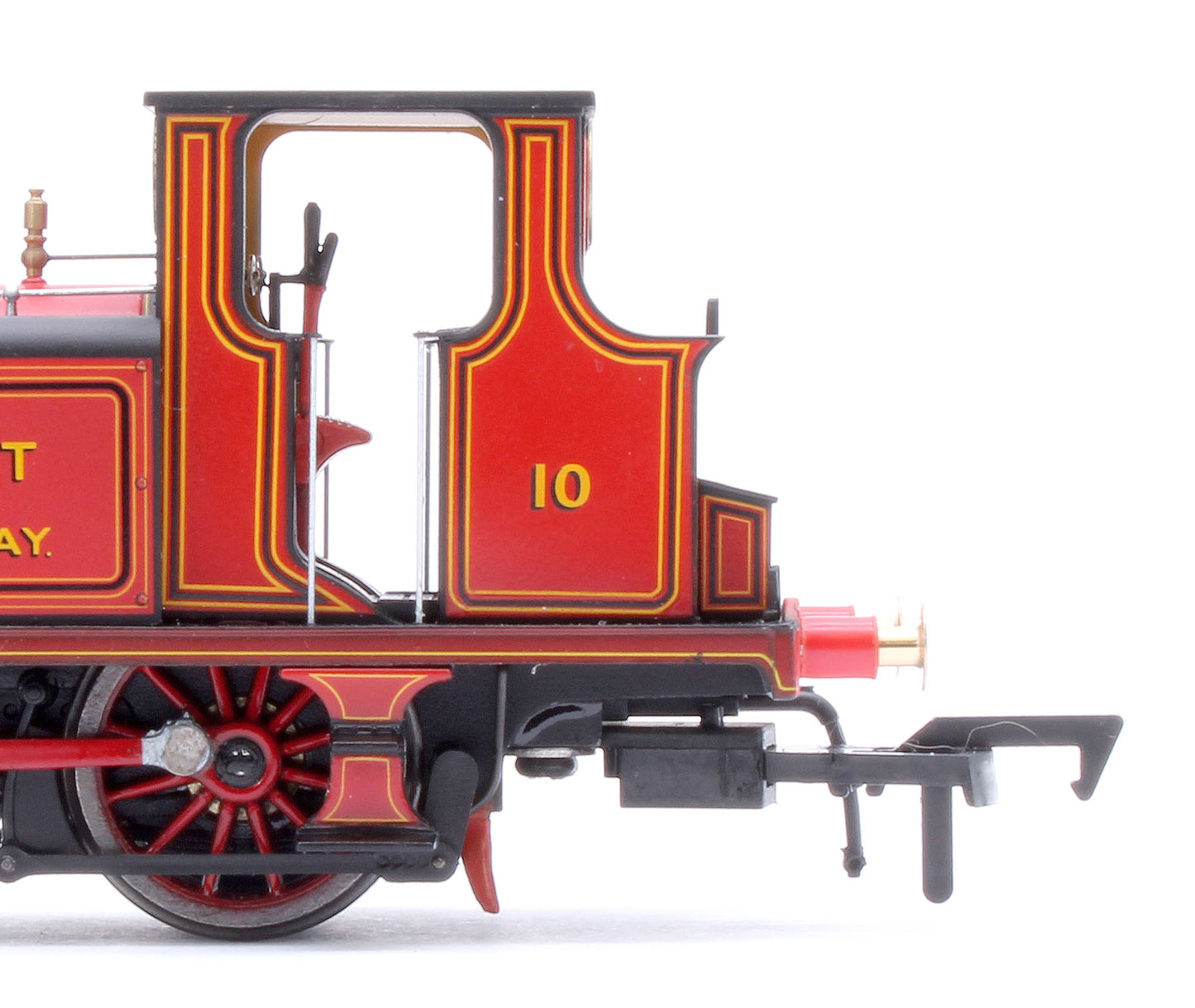 Class A1 Terrier 0-6-0T Isle of Wight Central Railway Red '10' Steam Locomotive - DCC Sound