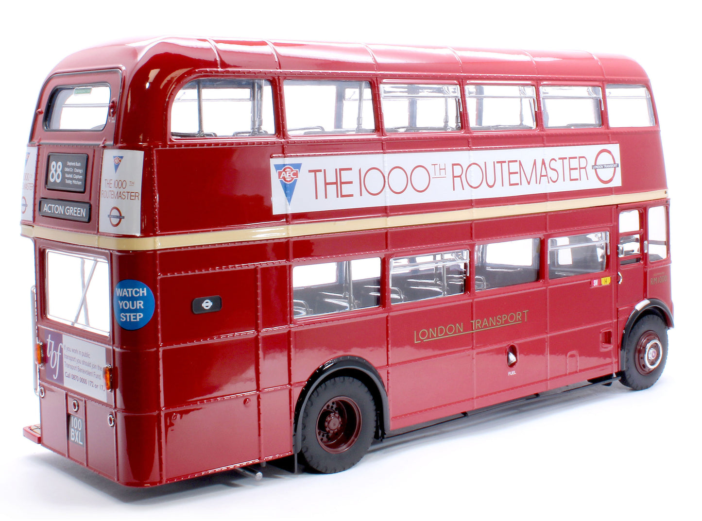 H2943 Routemaster Bus RM1000 100 BXL Red (Limited Edition 1000pcs)