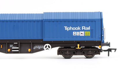 Pre-Owned Telescopic Hood Wagon Tiphook Rail Blue #33 70 0899 048-9