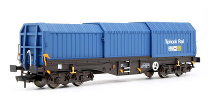 Pre-Owned Telescopic Hood Wagon Tiphook Rail Blue #33 70 0899 032-3