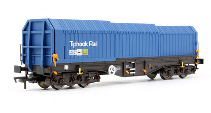 Pre-Owned Telescopic Hood Wagon Tiphook Rail Blue #33 70 0899 083-6