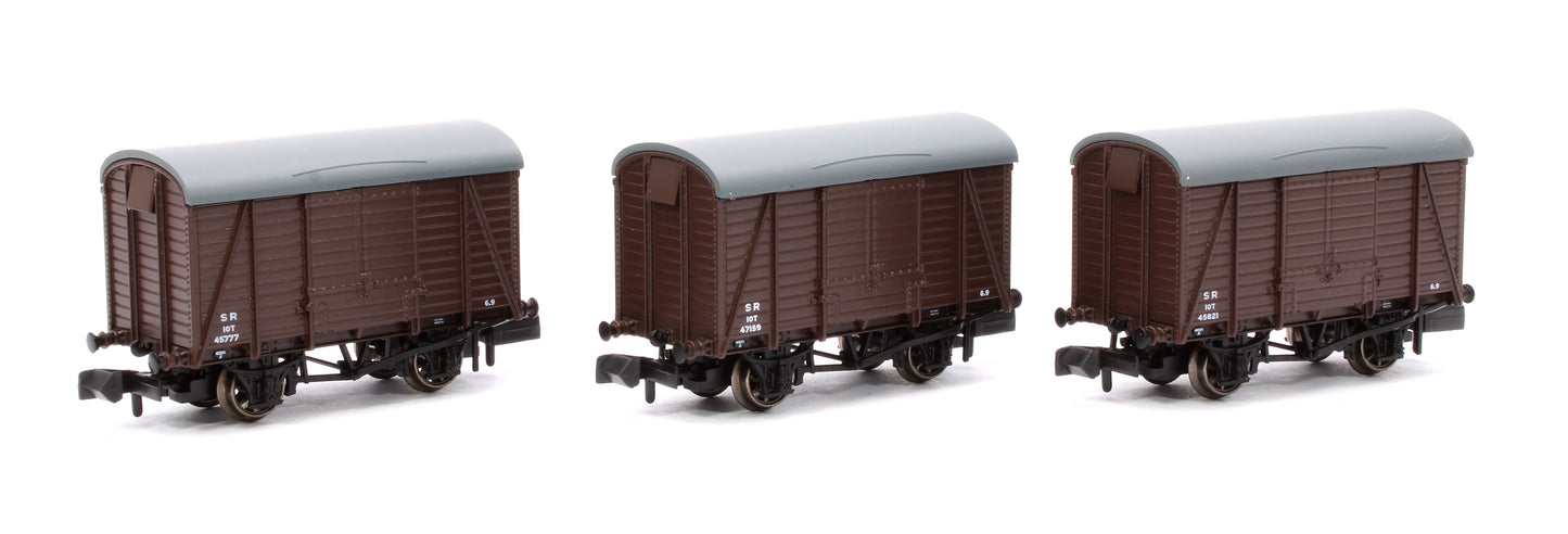 SECR Wagons Pack 4 - SR post-36 Livery 10t Covered Vans (Dia.1426)