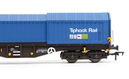 Pre-Owned Telescopic Hood Wagon Tiphook Rail Blue #33 70 0899 083-6