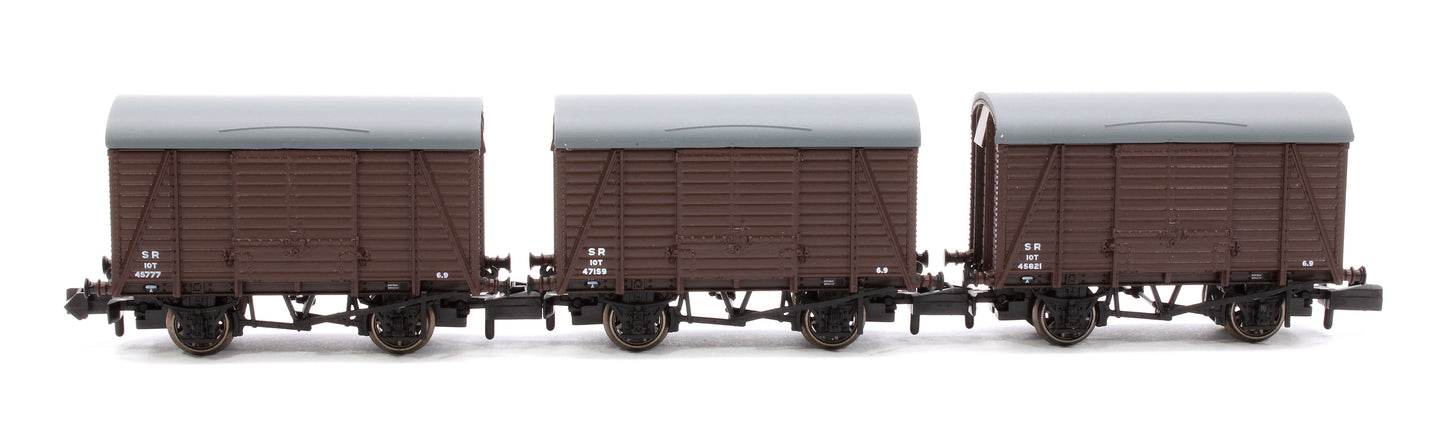 SECR Wagons Pack 4 - SR post-36 Livery 10t Covered Vans (Dia.1426)