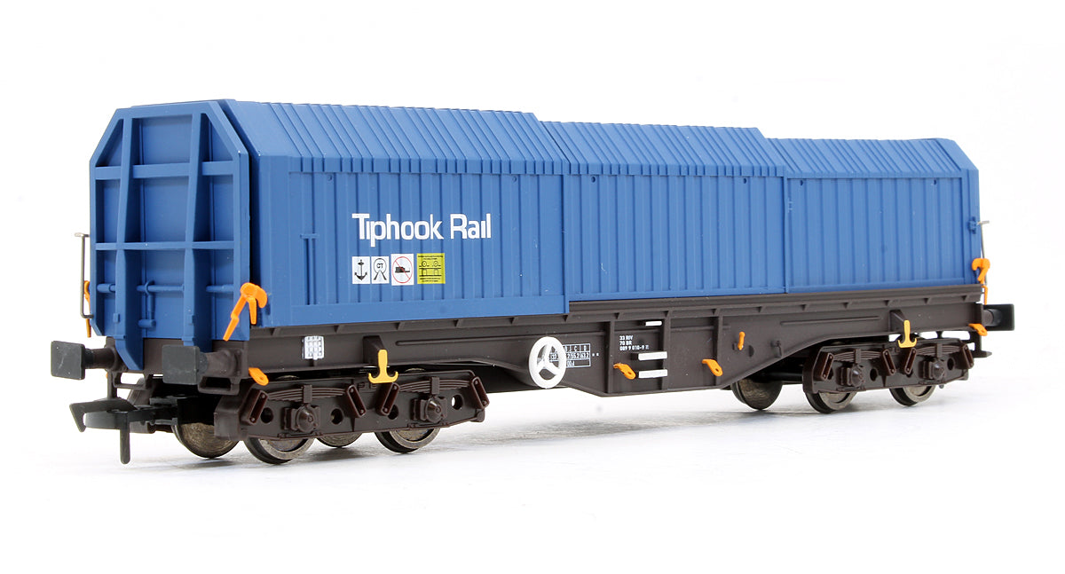Pre-Owned Telescopic Hood Wagon Tiphook Rail Blue #33 70 0899 010-9
