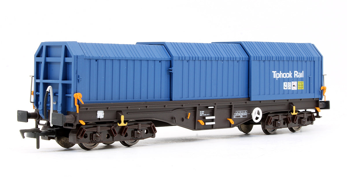 Pre-Owned Telescopic Hood Wagon Tiphook Rail Blue #33 70 0899 010-9