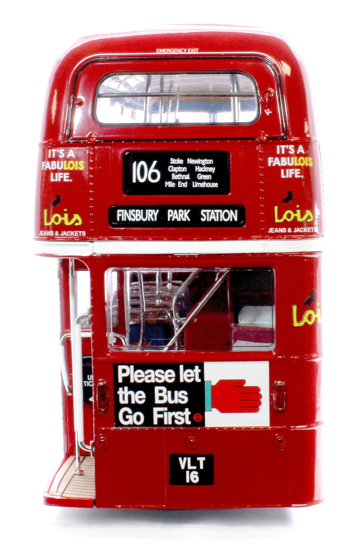 Sunstar H2944 Routemaster Bus RM16 VLT 16 Red (Limited – Rails