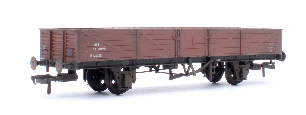 Pre-Owned 22 Ton Tube Wagon BR Bauxite (Early) 'B732395' - Weathered