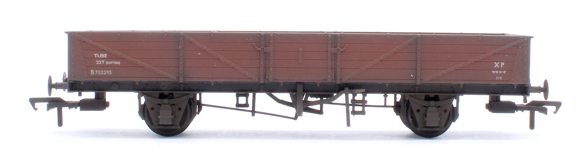Pre-Owned 22 Ton Tube Wagon BR Bauxite (Early) 'B732395' - Weathered