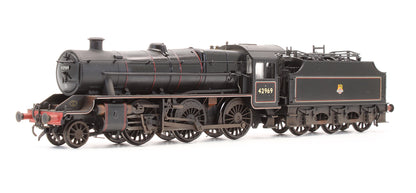 Pre-Owned 31-691 Stanier Mogul 42969 BR Lined Black Early Emblem Steam Locomotive - Custom Weathered DCC Fitted