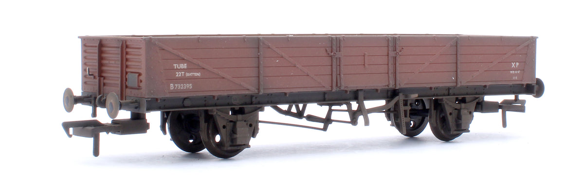 Pre-Owned 22 Ton Tube Wagon BR Bauxite (Early) 'B732395' - Weathered