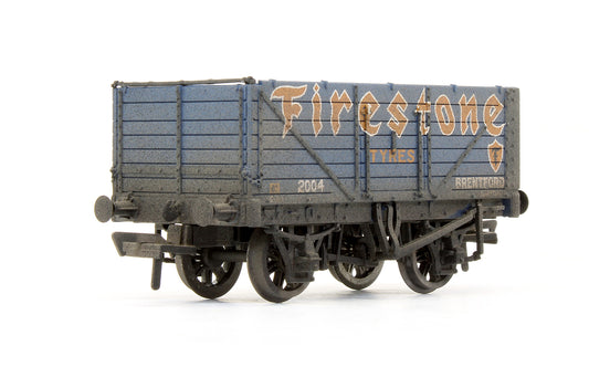 Pre-Owned 7 Plank End Door Wagon 'Firestone Tyres' - No.2004 Custom Weathered