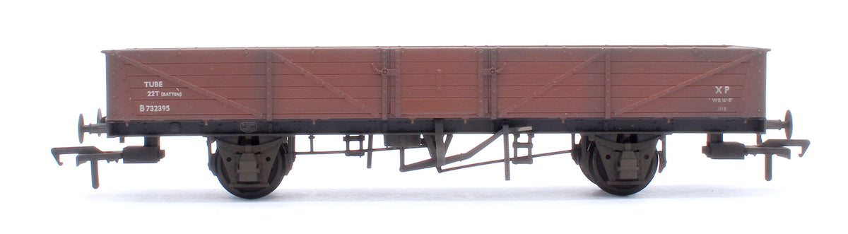 Pre-Owned 22 Ton Tube Wagon BR Bauxite (Early) 'B732395' - Weathered