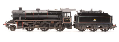 Pre-Owned 31-691 Stanier Mogul 42969 BR Lined Black Early Emblem Steam Locomotive - Custom Weathered DCC Fitted