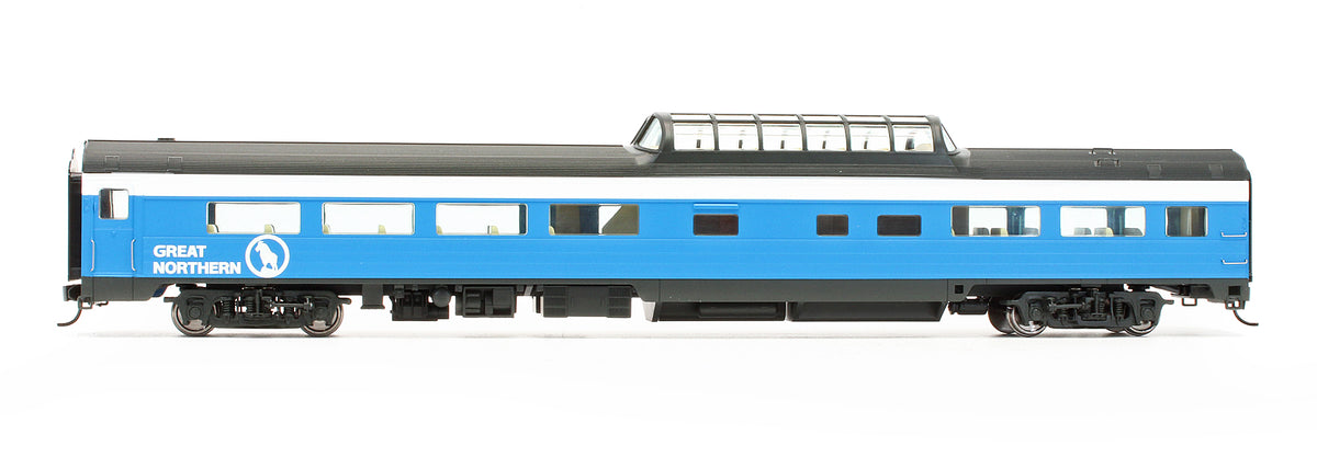 Pre-Owned 85' Budd 46-Seat Vista-Dome Coach Great Northern Big Sky Blue - Lighted