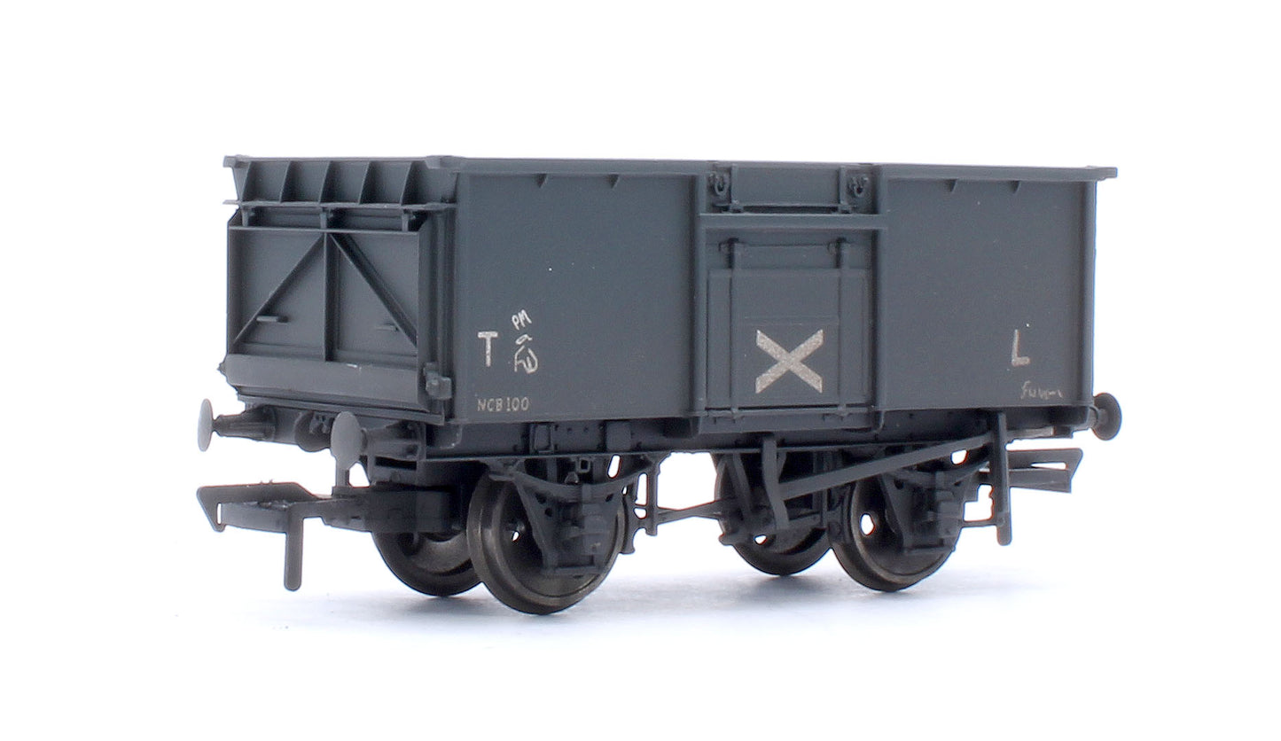 Pre-Owned Set Of 3 16T NCB BR Mineral Wagons Model Zone - Weathered