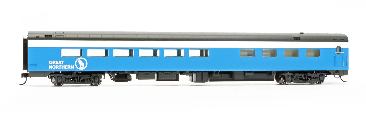 Pre-Owned 85' ACF 36-Seat 'Lake' Series Diner Great Northern Big Sky Blue - Lighted
