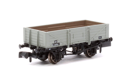 SECR Wagons Pack 2 - BR Livery 5 Planks (Dia.1349)