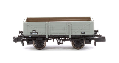 SECR Wagons Pack 2 - BR Livery 5 Planks (Dia.1349)