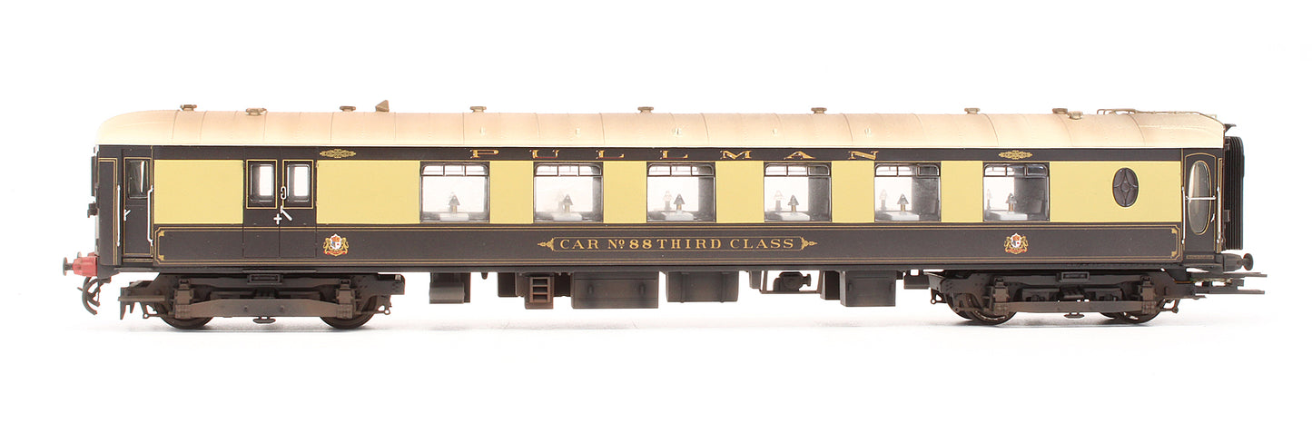 Pre-Owned R2987 'Brighton Belle' Driving Motor Brake 3rd No.89 & No.88 (1934) 2-Car Train Pack -  Custom Weathered
